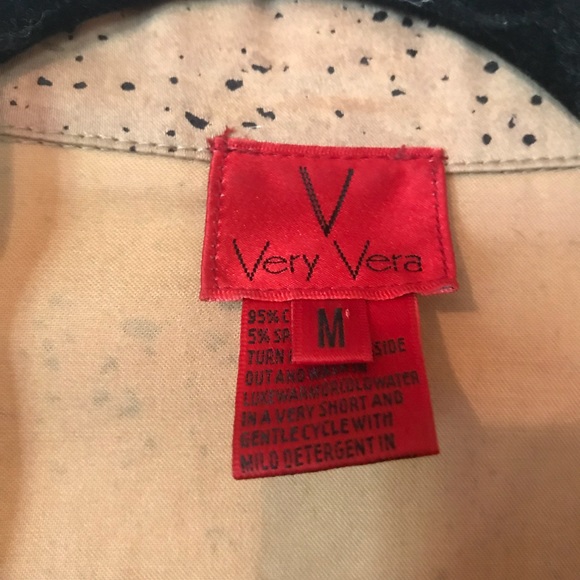 Very vera unique tan blazer jacket size me… - Picture 2 of 6